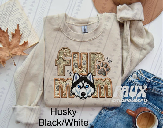 Fur Mom Husky sweatshirt