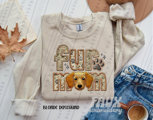 Fur mom Daschund Blonde