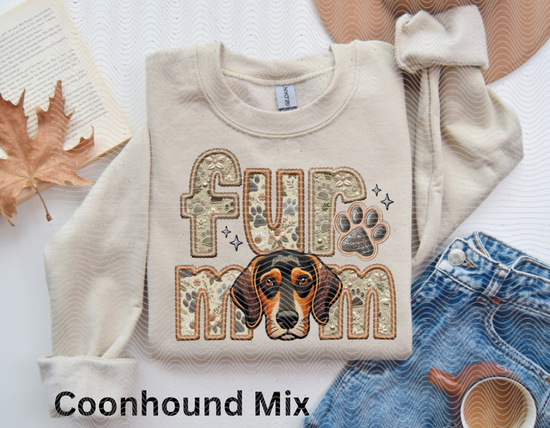 Fur mom Coonhound Mix
