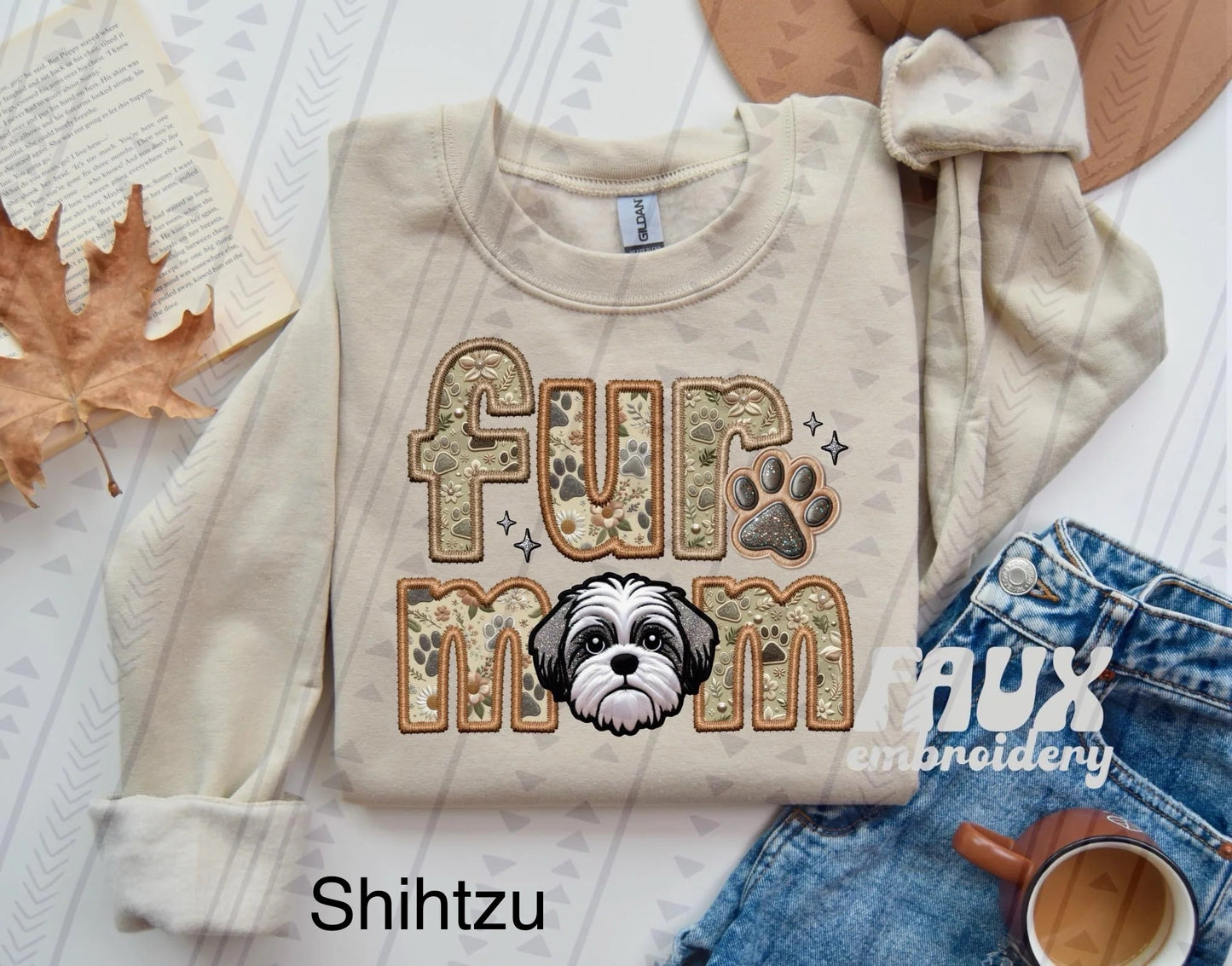 Fur Mom Shihtzu sweatshirt