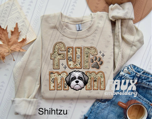 Fur Mom Shihtzu sweatshirt