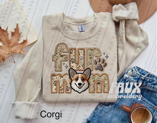 Fur Mom Corgi sweatshirt