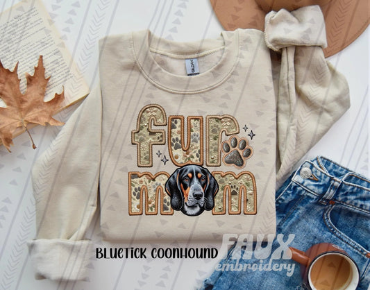 Fur mom Bluetick Coonhound