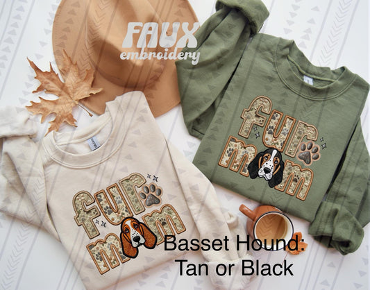 Fur Mom Basset Hound sweatshirt