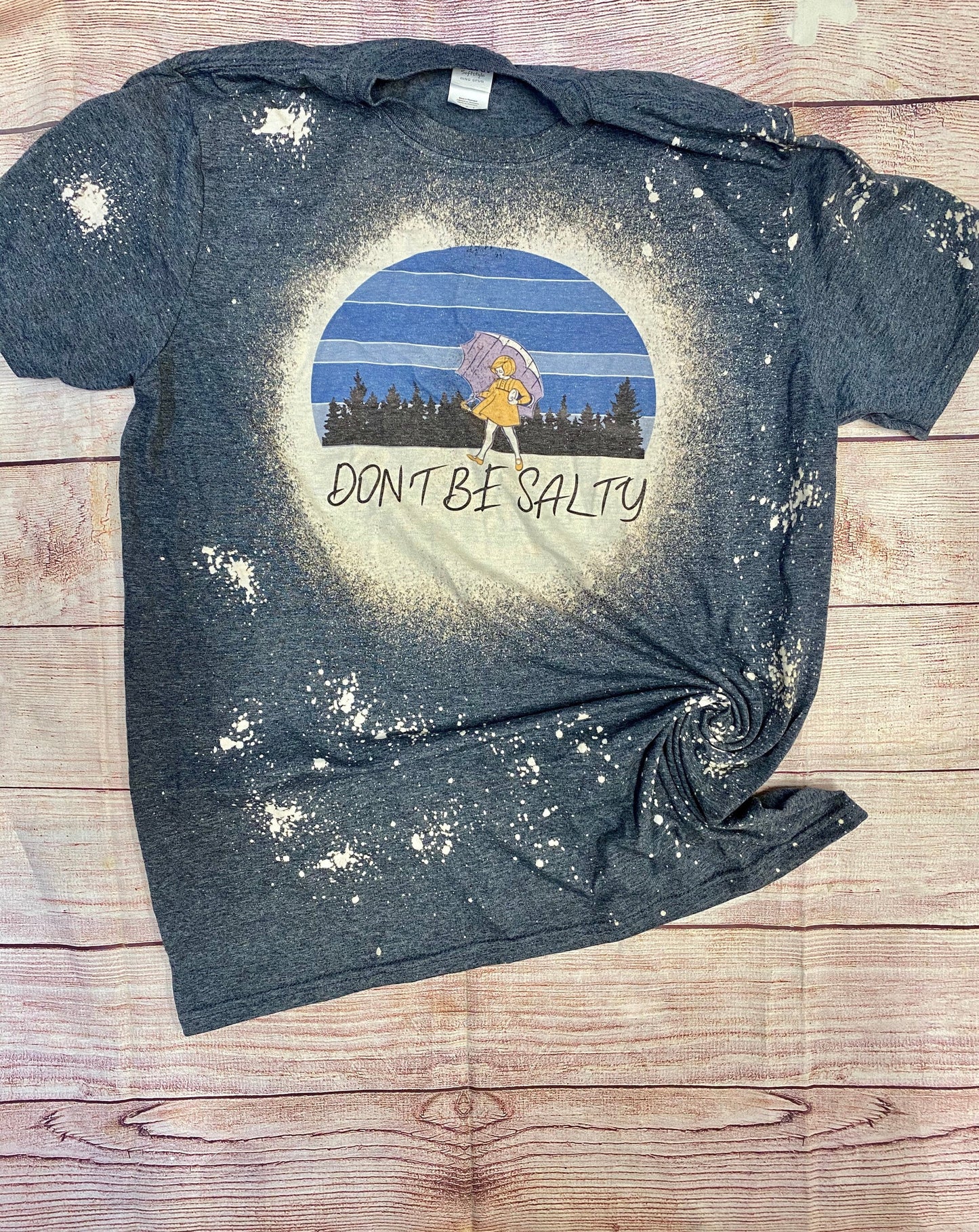 Don’t be salty | Salty Bleach Shirt | Bleach Tee | Bleach Shirt | Bleached Shirt