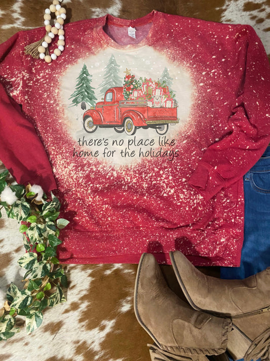 Home for the Holidays Christmas Bleach Sweatshirts
