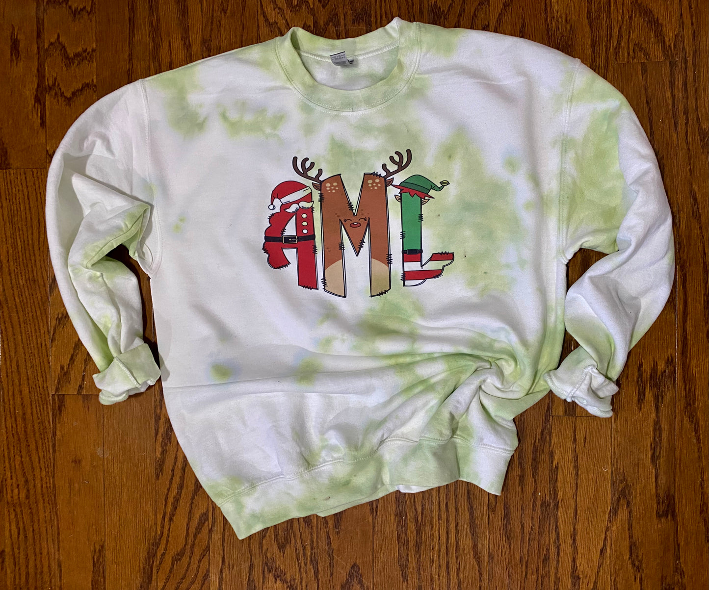 Christmas monogram sweatshirt