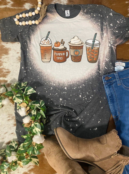 Pumpkin spice Coffees Bleach Tee