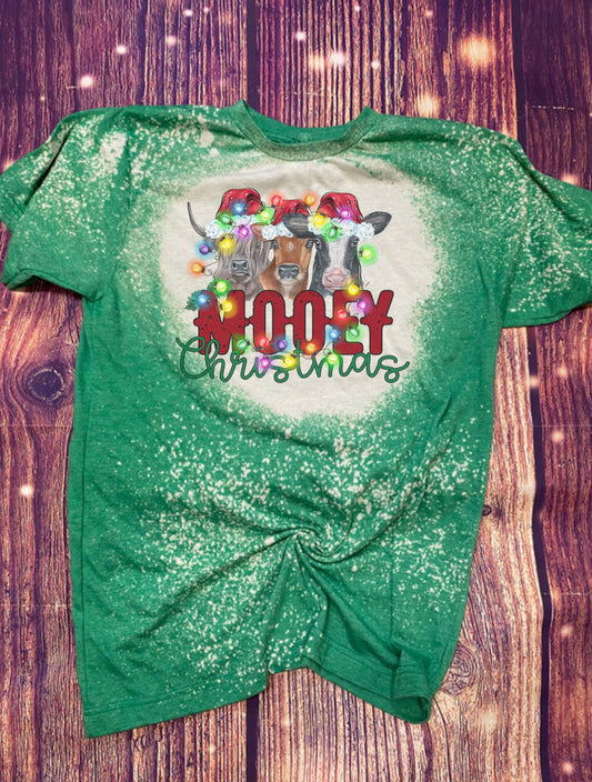 Mooey Christmas Bleach Tee