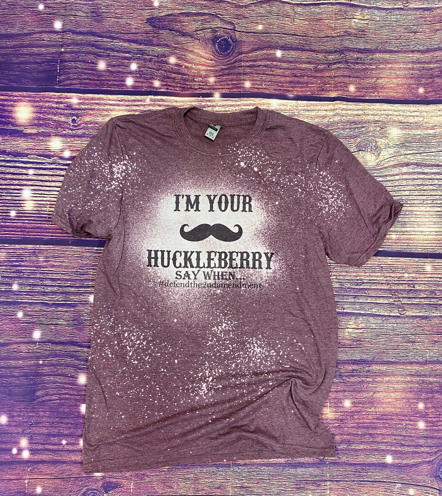 I’m your huckleberry defend the 2nd amendment Bleach Tee