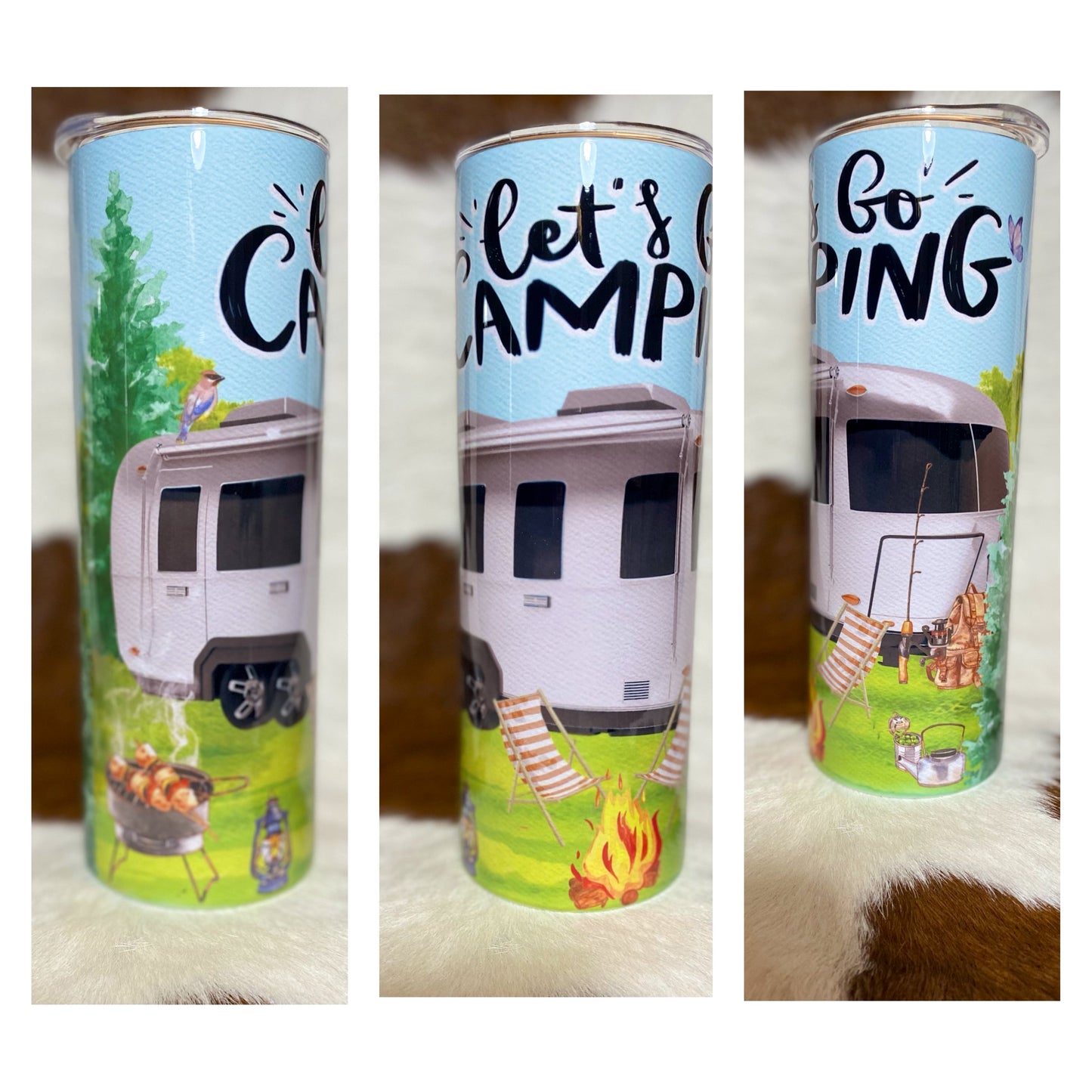Let’s Go Camping Tumbler