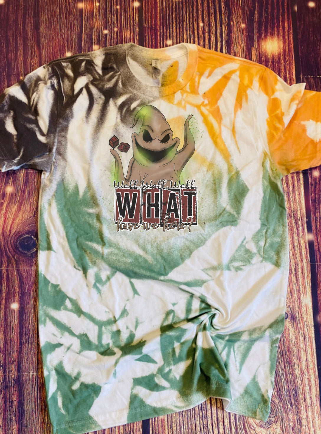 What have we Here Tie Dye tee