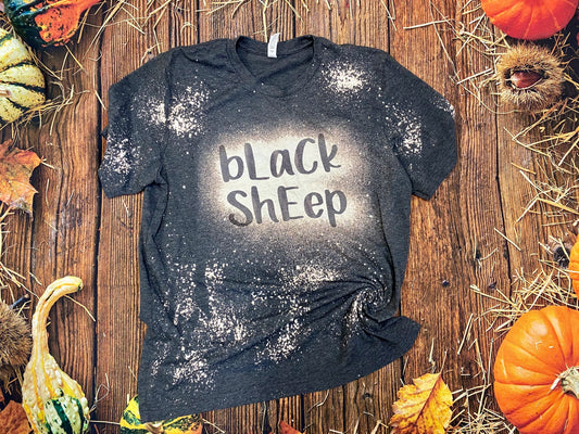 Black Sheep Bleach Shirt | Bleached Shirt