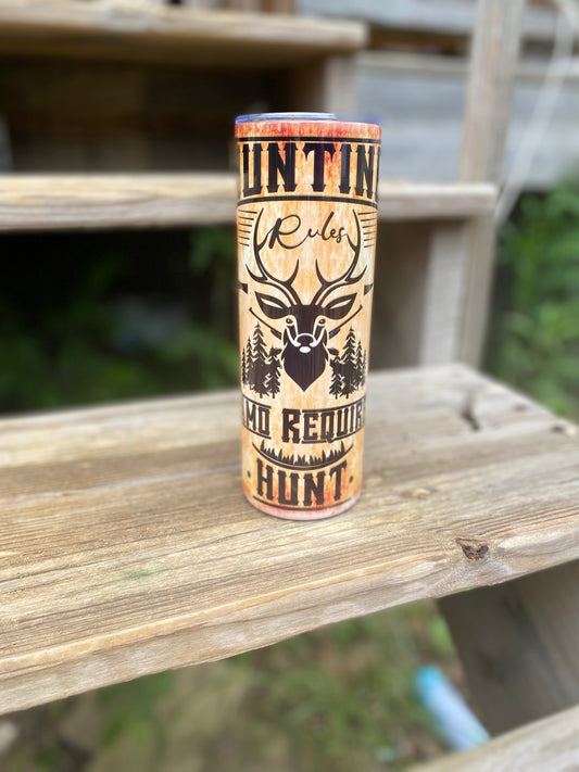 Hunting Rules Father’s Day Tumbler