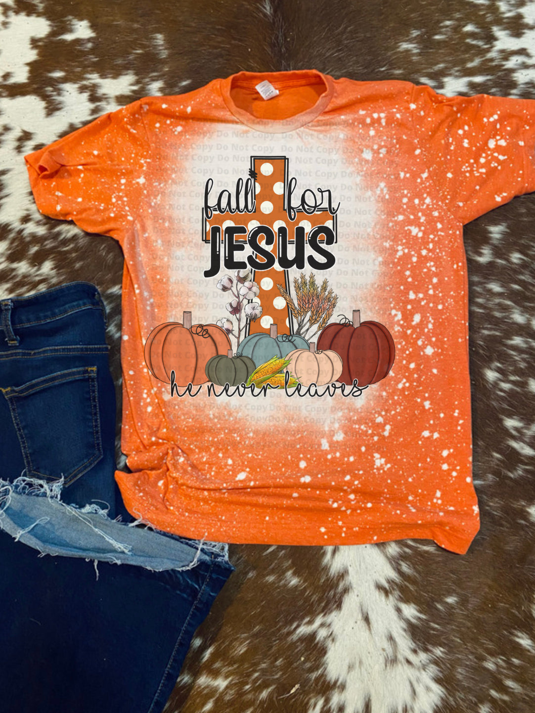 Fall for Jesus Bleach Tee