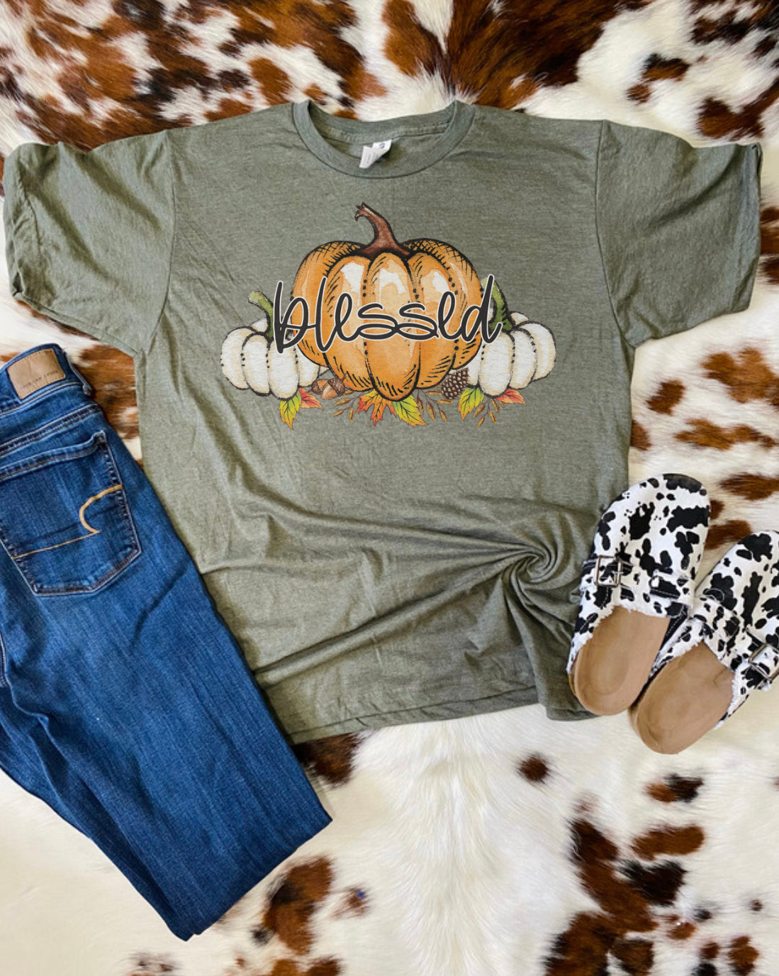 Blessed Pumpkins Fall Tee