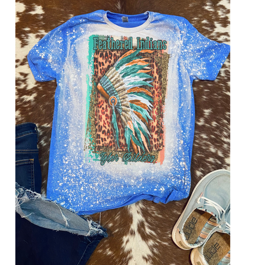 Feathered Indians Bleach Tee