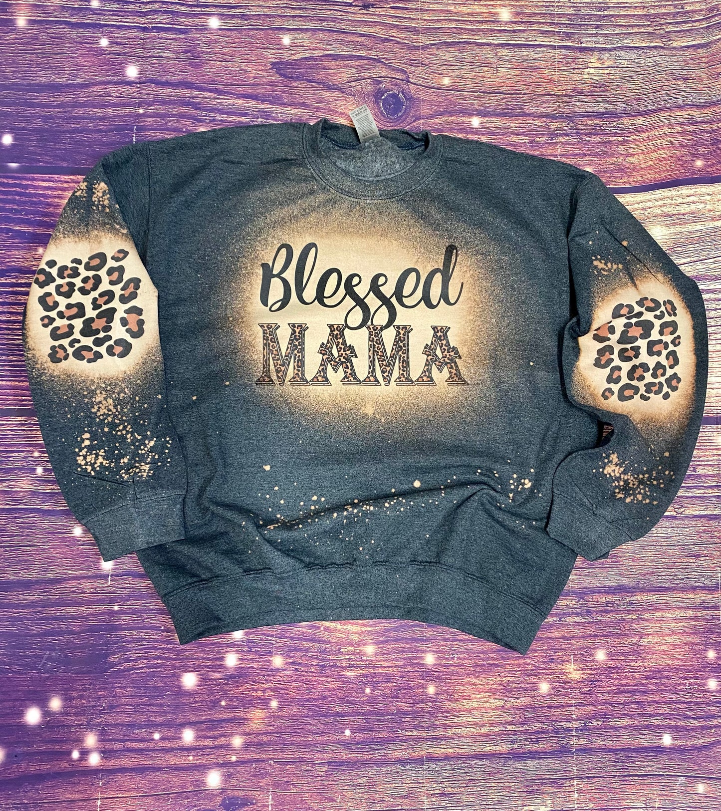 Blessed Mama Bleach Sweatshirt