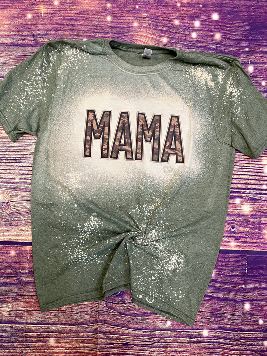 Camo Mama Bleach Tee