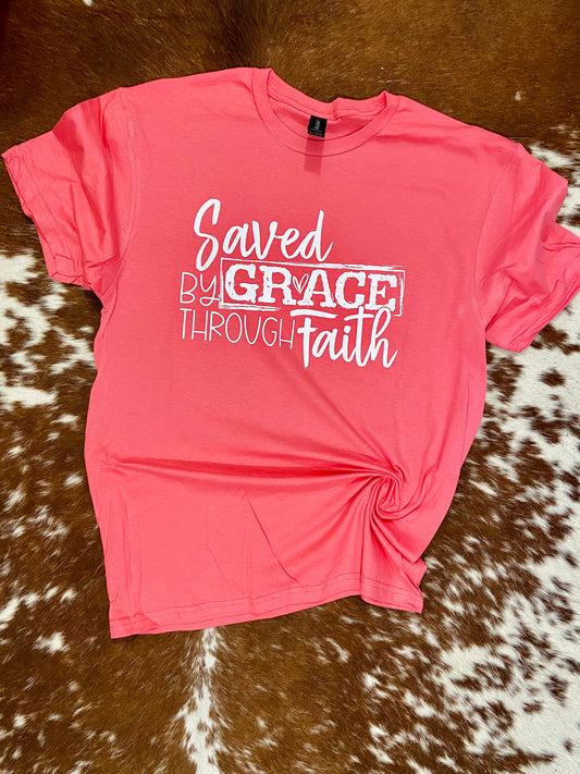 Saved by Grace Tee