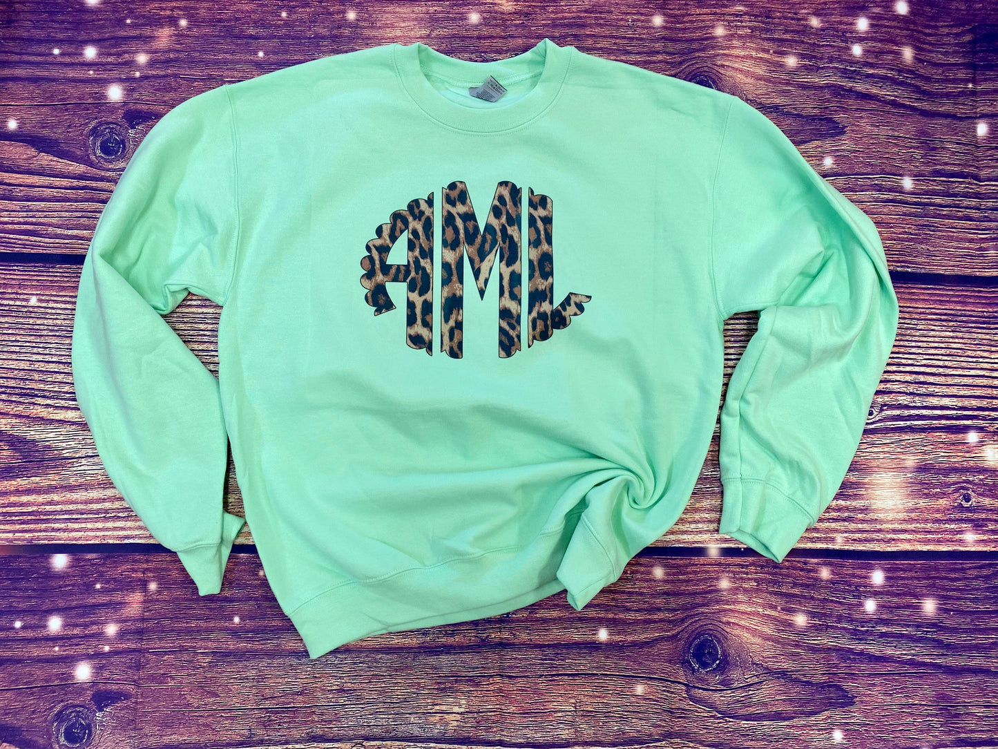 Cheetah Monogram Sweatshirt