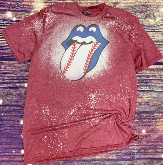 Baseball Tongue Bleach Tee