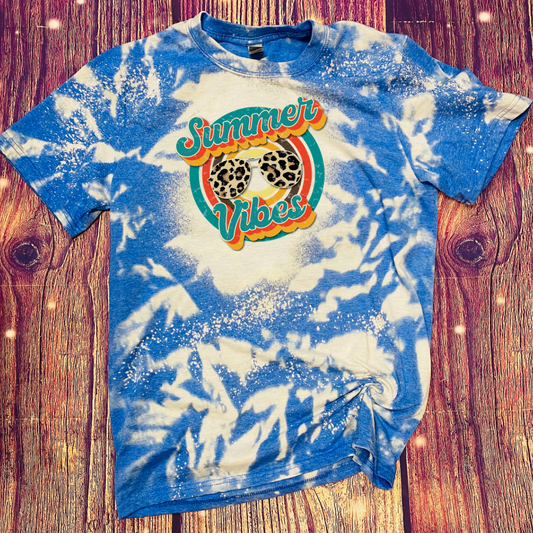 Summer Vibes Bleach Tee