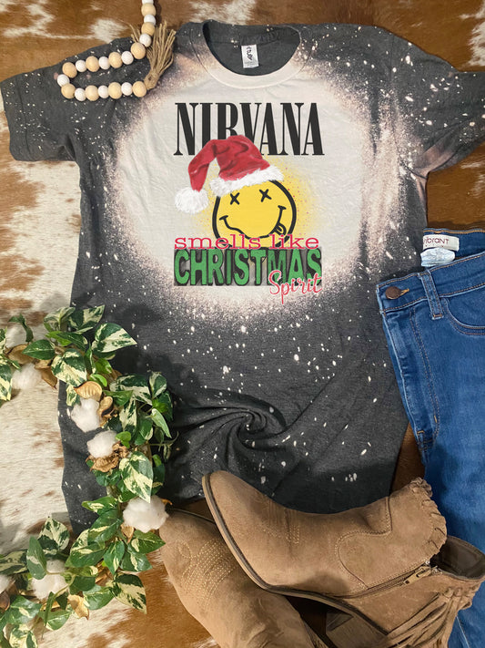 Smells like Christmas Spirit Christmas Bleach Tee