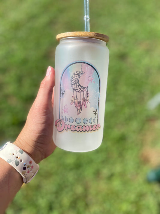 Dreamer Frosted Glass Tumbler