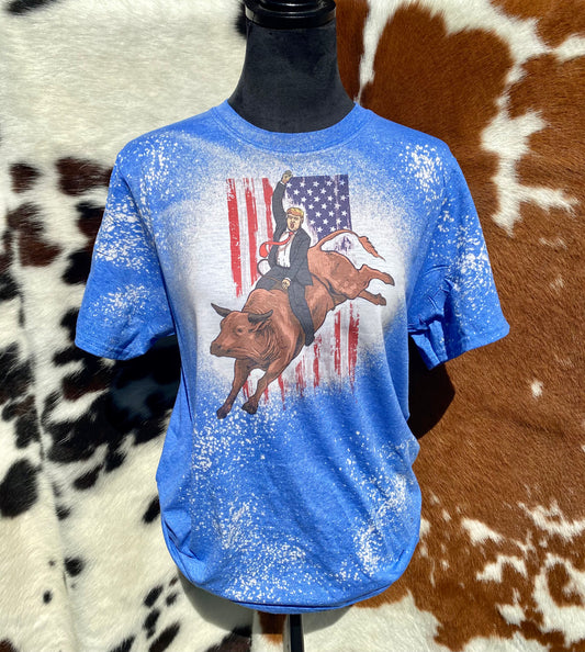 Trump Bull Bleach Tee