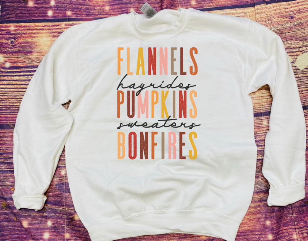 Flannels Pumpkins Sweatshirt