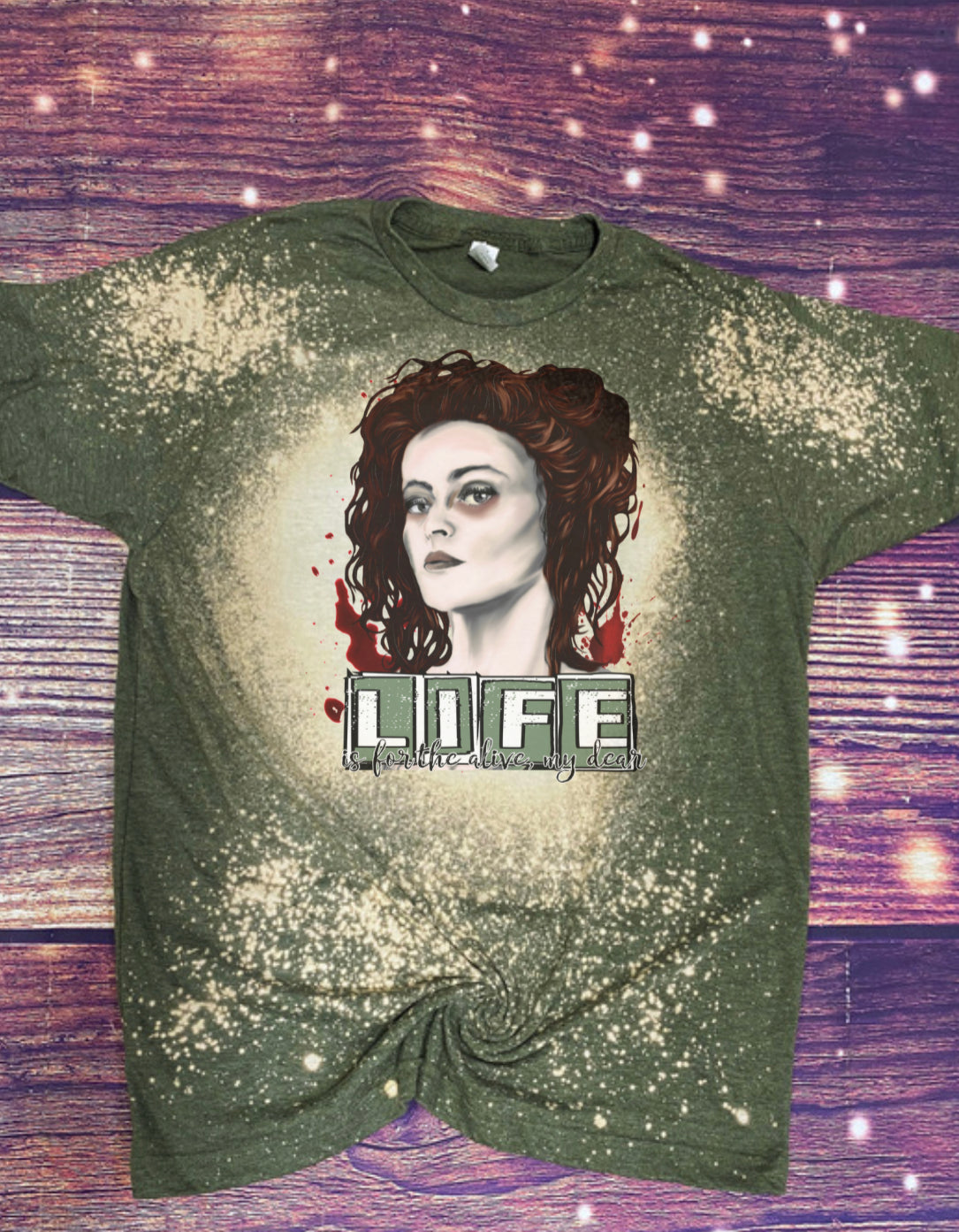 Life is for the Alive Bleach Tee