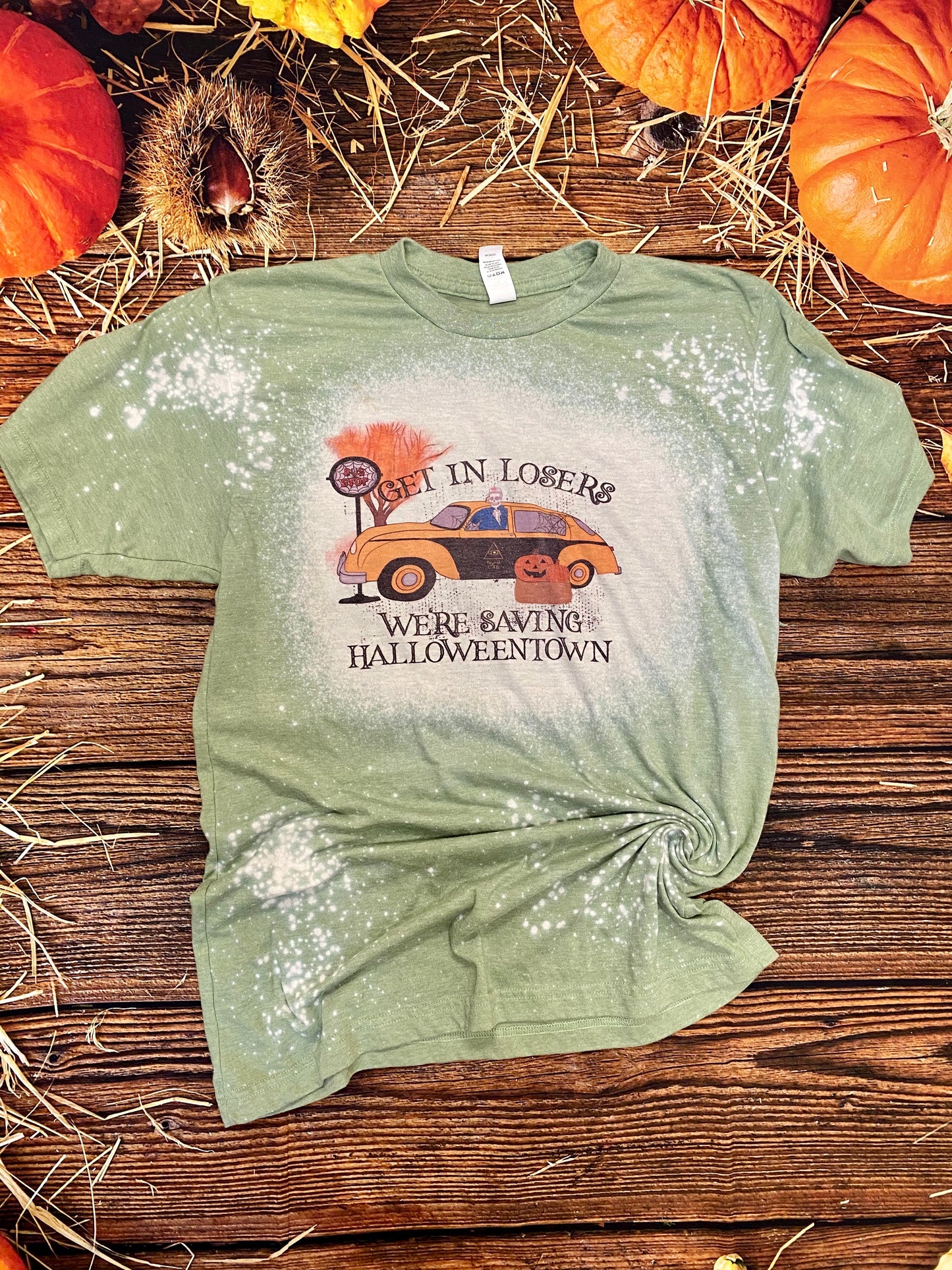 Get in Losers we’re Saving Halloween town Bleach Tee | Bleach Shirt
