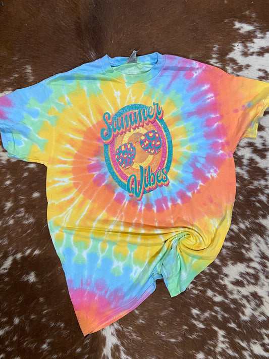 Summer Vibes Tie Dye Shirt