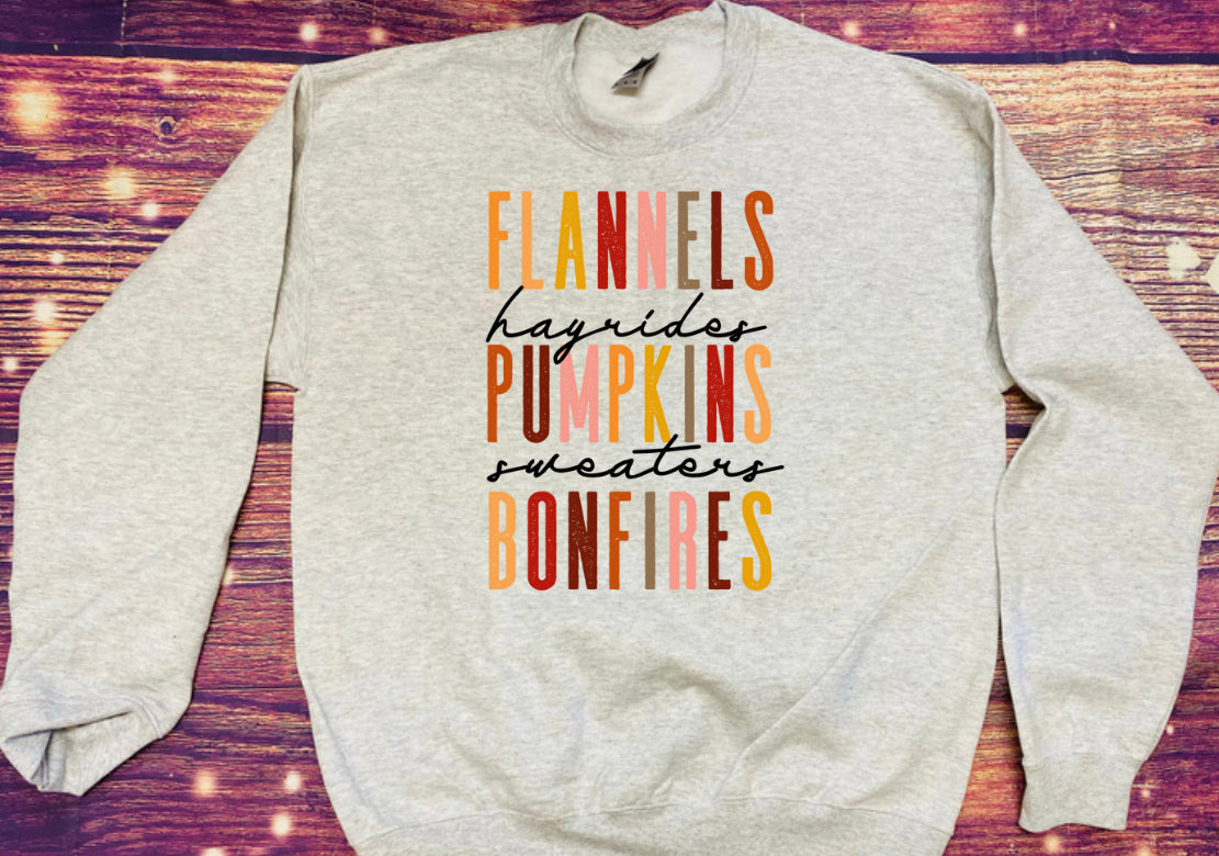 Flannels Pumpkins Sweatshirt