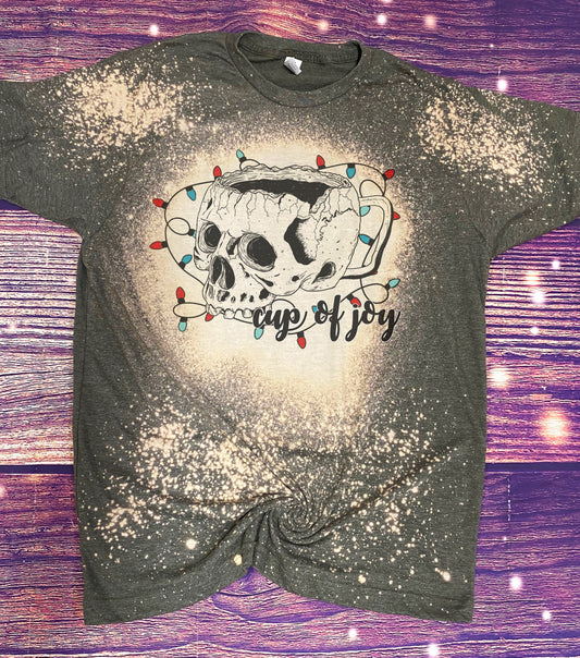 Cup of Joy Christmas Bleach Tee