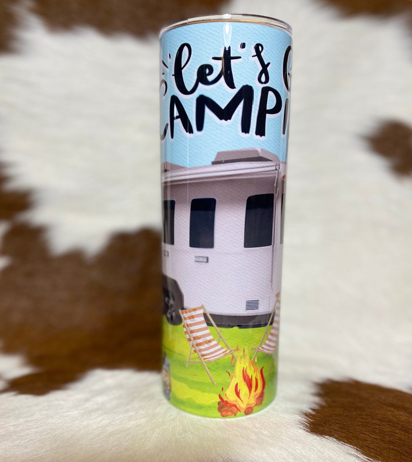 Let’s Go Camping Tumbler