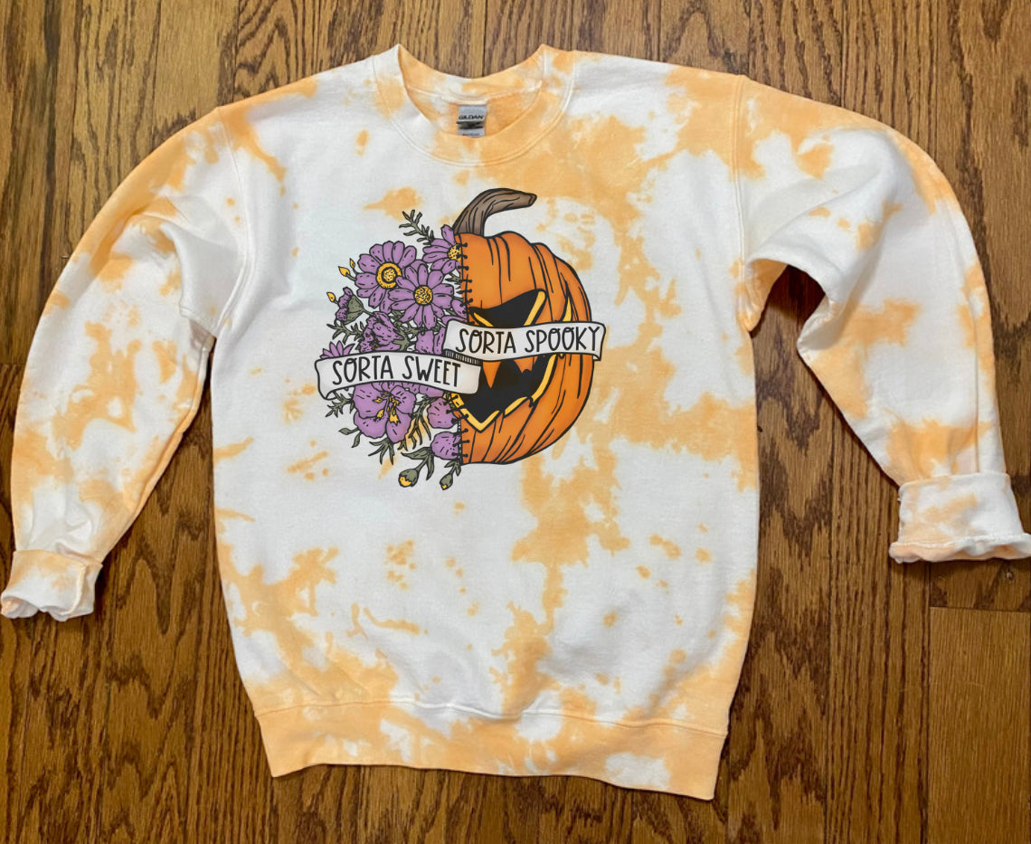 Sorta sweet sorta spooky sweatshirt